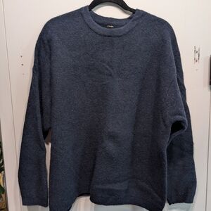 lululemon athletica Alpaca Wool Blended Navy Crewneck Sweater - Medium